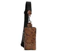 LIEBESKIND Berlin Snake Sling Umhängetasche, Small (18.5 cm x 9.5 cm x 2.5cm), caramel