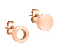 LIEBESKIND BERLIN TIME & JEWEL Damen-Ohrstecker Edelstahl LJ-0303-E-07, roségold