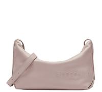 Geräumige Umhängetasche aus Leder pink