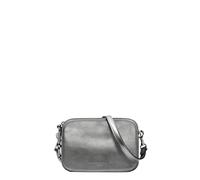 LIEBESKIND Berlin Umhängetasche Luka - Cross-Body Bag aus Leder mit verstellbaren Schulterriemen - kleine Schultertasche, Fächer mit Reißverschluss - Shoulder Bag, 14.5 x 20.5 x 7 cm,Silver Stone