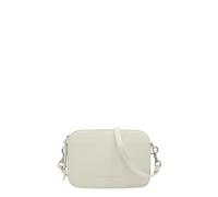 LIEBESKIND Berlin Umhängetasche Luka - Cross-Body Bag aus Leder mit verstellbaren Schulterriemen - kleine Schultertasche, Fächer mit Reißverschluss - Shoulder Bag, 14.5 x 20.5 x 7 cm,Milk