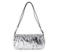 Liebeskind Cloud II Schultertasche XS Leder 25 cm silberfarben