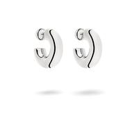 Liebeskind Berlin Creolen Damen silber, ONE SIZE