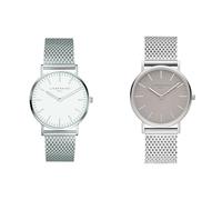 Liebeskind Damen Analog Quarz Armbanduhr mit Edelstahlarmband LT-0075-MQ & DamenArmbanduhr Analog Quarz Edelstahl LT-0169-MQ