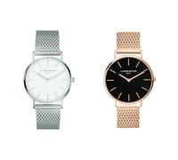 Liebeskind Damen Analog Quarz Armbanduhr mit Edelstahlarmband LT-0075-MQ & Unisex Erwachsene Analog Quarz Uhr, Ip Roségold