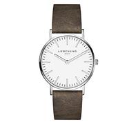 Liebeskind Damen Analog Quarz Uhr mit Lederarmband