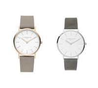 Liebeskind DamenArmbanduhr Analog Quarz Leder LT-0167-LQ & Damen Analog Quarz Armbanduhr mit Lederarmband LT-0158-LQ