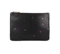 Liebeskind Dancing Letters Kosmetiktasche Leder 21 cm grau