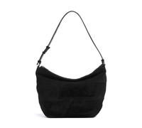 Liebeskind Edda Promo Suede M Beuteltasche schwarz, aufgerautes Leder,fein genarbtes Leder, Damen