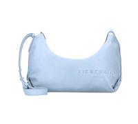 Geräumige Umhängetasche aus Leder blau