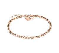 LIEBESKIND Fußkettchen Broken Heart Edelstahl IP Roségold