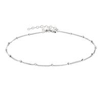Liebeskind Berlin filigranes Anklet mit Logoanhänger aus Edelstahl LJ-0588-A-27
