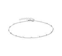 Liebeskind Berlin filigranes Anklet mit Logoanhänger aus Edelstahl LJ-0588-A-27