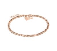 LIEBESKIND Fußkettchen Broken Heart Edelstahl IP Roségold
