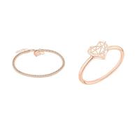Liebeskind Fußkette LJ-0860-A-25 IP Roségold & Ring LJ-0866-R-56 IP Roségold