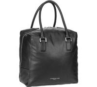 LIEBESKIND BERLIN 3D Leather Kayla Satchel M Black