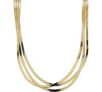Halskette aus Edelstahl (Gold)
