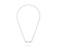 Kette mit Anhänger LIEBESKIND BERLIN "Schmuck Geschenk Edelstahl Halskette Steel Ball", silberfarben, Halsketten, Damen, Edelstahl, L: 43 B: 2,2mm, B:2,2mm (47380121-0) silberfarben