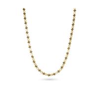 Liebeskind Berlin Halskette Urban Chic – Edelstahl IP Gold, verstellbar bis 50 cm, Gliederkette