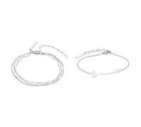 Liebeskind Layering-Armband LJ-0633-B-22 Silber & Armband (Silber)