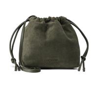 Liebeskind Lya Suede S Bucket bag dunkelgrün, Rauleder, Damen