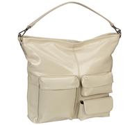 Liebeskind Schultertasche Leder 36 cm beige
