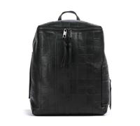 Liebeskind Monogram Sheep Natural M Rucksack schwarz, geprägtes Rindsleder, Damen