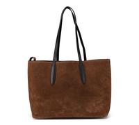 Liebeskind Monogram Shopper Tasche Leder 47 cm braun