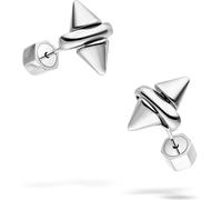 LIEBESKIND BERLIN Damen Schmuck - Ohrstecker im Spikes Design aus Edelstahl - in Silber & Gold - markant, modern & vielseitig kombinierbar - hochwertig verarbeitet & ideal für jeden Anlass