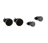 LIEBESKIND Ohrstecker LJ-0067-E-07 IP Schwarz, Edelstahl & Ohrringe LJ-0486-E-05 Damen Ohrstecker Edelstahl schwarz