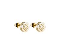Liebeskind Berlin Damen-Ohrstecker Edelstahl glänzend, Gold, One Size, LJ-0078-E-07