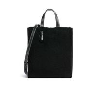 Liebeskind Paper Bag Shearling M Handtasche schwarz, Leder, Damen