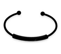 Liebeskind Berlin Armband Twist – Edelstahl, IP Schwarz, 6,9 cm, Gr. One Size, Damen