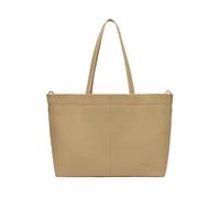 Großer Shopper aus Schafsleder braun