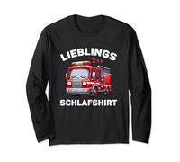 Lieblings Schlafshirt Schlafanzug Pyjama Kinder Feuerwehr Langarmshirt
