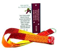 Lieblingsmanufaktur Buntes Geschenk für Leute die schon alles haben - Schlüsselband mit Botschaft für Hundehalter als Geschenk zum Hund