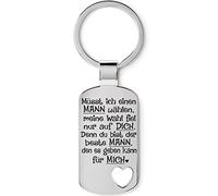 Lieblingsmensch Familien - Schlüsselanhänger Modell: Müsst ich einen Mann wählen...