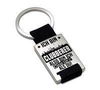 Lieblingsmensch Schlüsselanhänger mit Gravur | Ich bin Clubberer also bin ich cooler als du! | Fußball Schlüsselanhänger für Nürnberg Fan | Skyline deiner Stadt | hochwertige Lasergravur