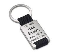 Lieblingsmensch Schlüsselanhänger Modell: Du bist das Beste, was mir je passiert ist! - Textil