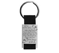 Lieblingsmensch Schlüsselanhänger Modell: Du bist für mich - Schwarz