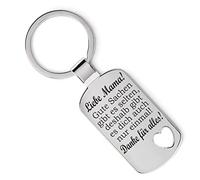 Lieblingsmensch Schlüsselanhänger Modell: Gute Sachen gibt es selten... Mama mit individueller Rückseitengravur