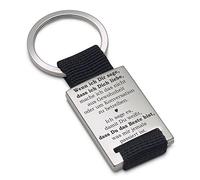 Lieblingsmensch Schlüsselanhänger Modell: Wenn ich dir sage… - Textil