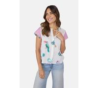 Schlupfbluse LIEBLINGSSTÜCK "ElvaL", Damen, Gr. 38, 100p1, weiß, 100% Baumwolle, normal, Rundhals, Blusen, aus 100% Baumwolle (52080435-38) 100p1, weiß