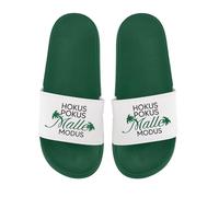 LIEBTASTISCH Badelatschen - Hokus Pokus Malle Modus - Mallorca - Feiern - Party - Sommer - Strand - JGA (Grün, 40)