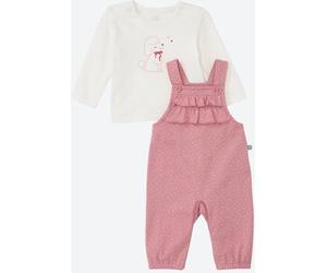 Liegelind Baby-Mädchen-Set mit Hunde-Motiv, 2-teilig rose 50