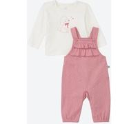 Liegelind Baby-Mädchen-Set mit Hunde-Motiv, 2-teilig rose 56