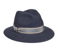 LIERYS Crescondo Travellerhut Made in Italy Herren Herbst Winter blau M (56-57 cm)