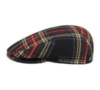 LIERYS Glaston Wool Stewart Flatcap Klassische Form Wollmütze mit Schirm Herren Made in Europe Herbst Winter dunkelblau 59 cm