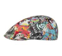LIERYS Keep Cool Flatcap Schirmmütze Urban Art Made in Italy Herren Frühling Sommer bunt XL (60-61 cm)