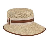 LIERYS Mialia Schute Strohhut 100% Seegras Strohhut Elegante Form Damen Frühjahr Sommer braun One Size